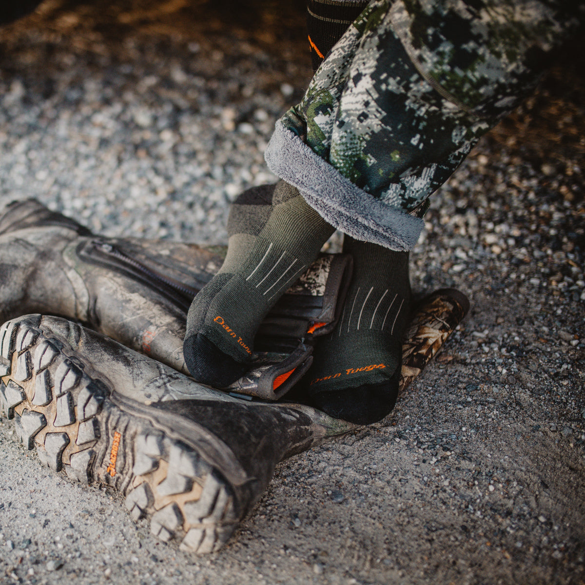 Darn Tough Vermont Men's  Boot Heavyweight Hunting Socks