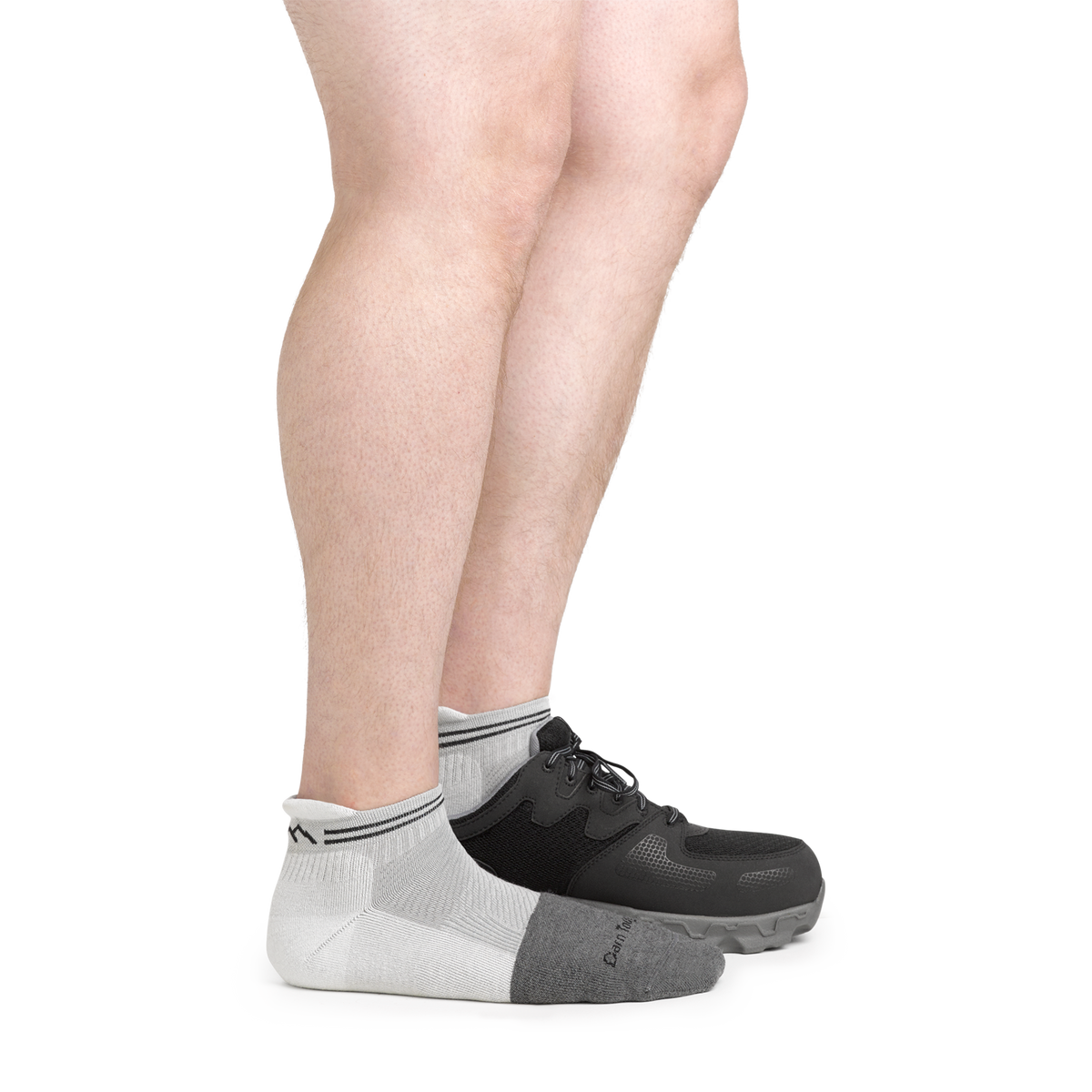 Darn Tough Vermont Men's Steely No Show Tab Lightweight Work Socks
