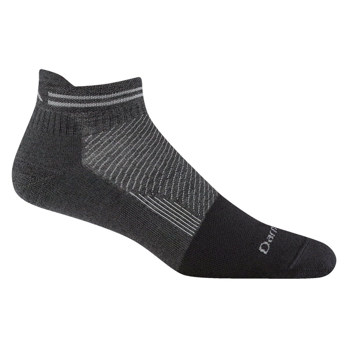 Darn Tough Vermont Men's Steely No Show Tab Lightweight Work Socks