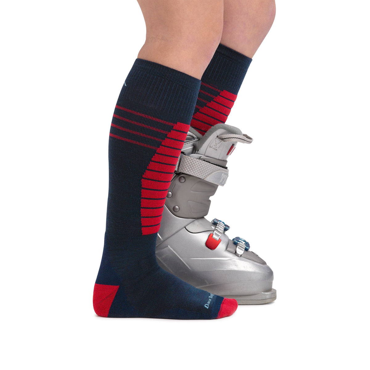 Darn Tough Vermont Kids Edge Over-the-Calf  Midweight Ski & Snowboard Sock-Last Chance