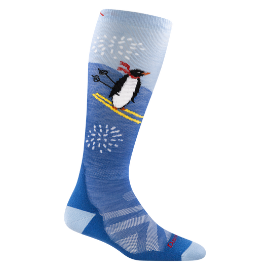 Darn Tough Vermont Kids Penguin Peak Over-the-Calf Midweight Ski & Snowboard Socks