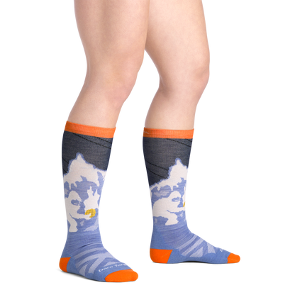 Darn Tough Vermont Kids Little Yeti Over-the-Calf Midweight Ski & Snowboard Socks