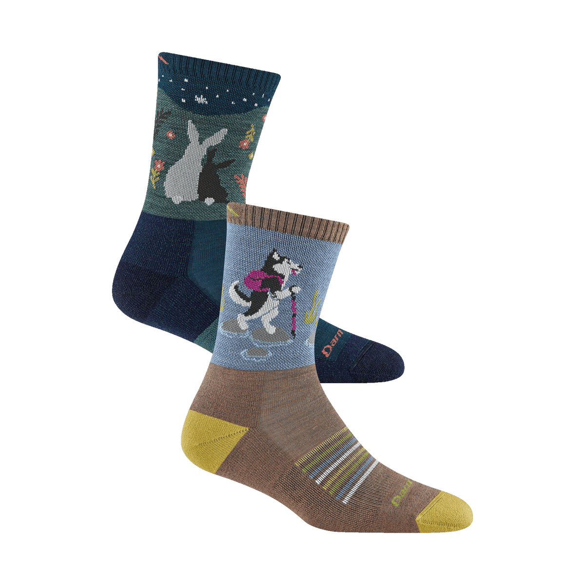 Darn Tough Vermont Women's Critter Club 2-Pack Hiking Socks