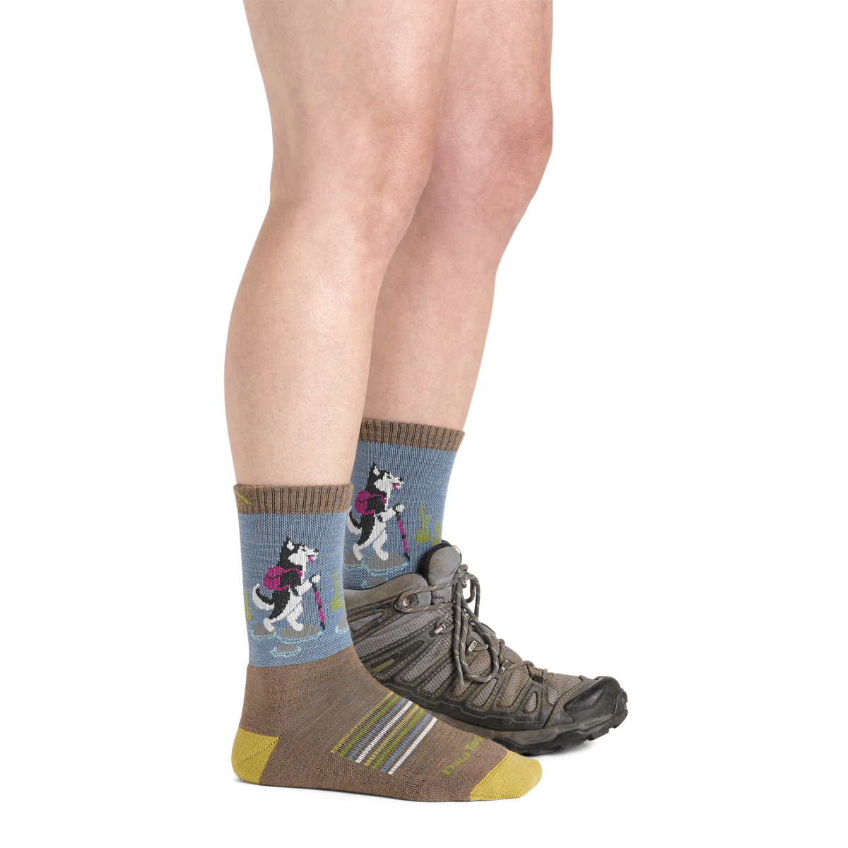 Darn Tough Vermont Men's and Women's Lightweight Micro Crew Hiking 2-Pack
