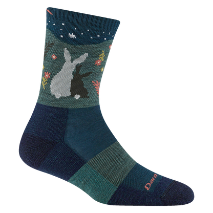 Darn Tough Vermont Women's Critter Club Micro Crew Lightweight Hiking Socks