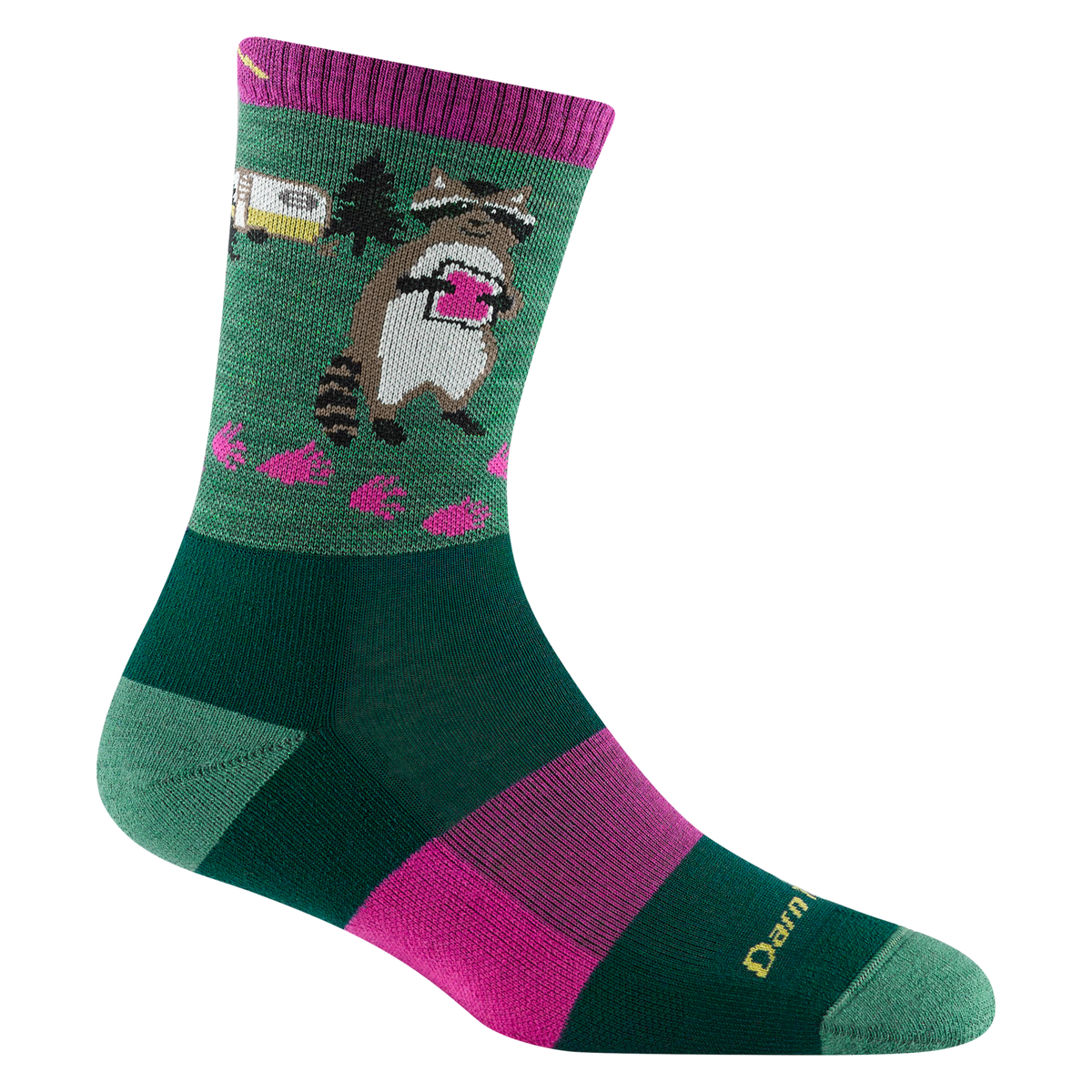 Darn Tough Vermont Women's Critter Club Micro Crew Lightweight Hiking Socks