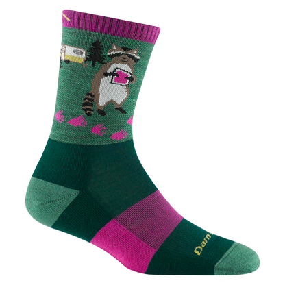 Darn Tough Vermont Women's Critter Club Micro Crew Lightweight Hiking Socks