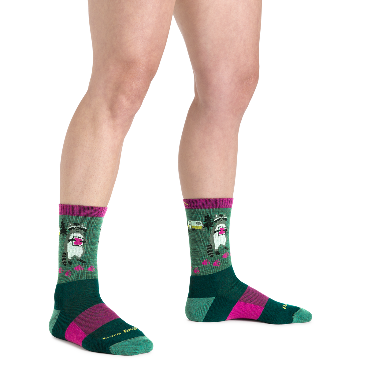 Darn Tough Vermont Women's Critter Club Micro Crew Lightweight Hiking Socks