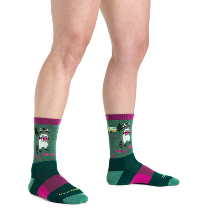 Darn Tough Vermont Women's Critter Club Micro Crew Lightweight Hiking Socks