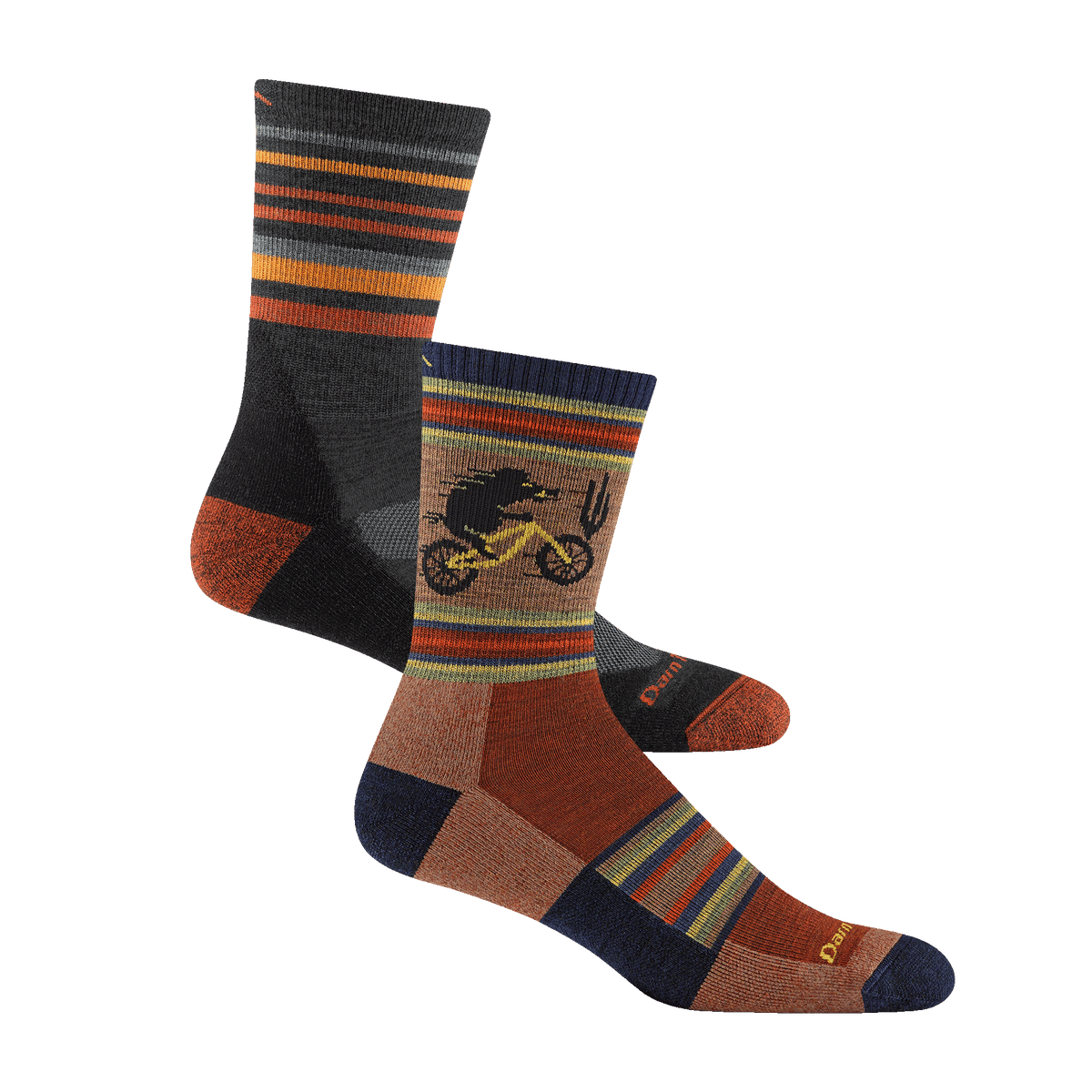 Darn Tough Vermont Men's Lightweight Micro Crew Hiking 2-Pack