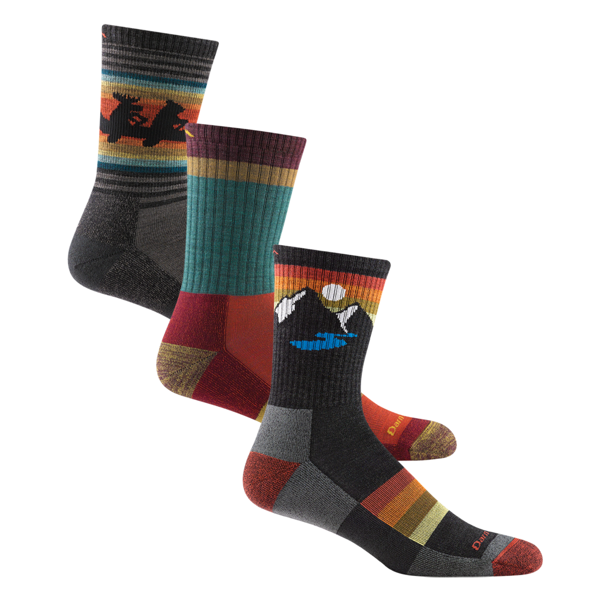 Darn Tough Vermont Men's Hike Micro Crew 3-Pack
