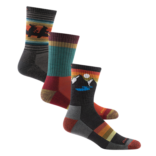 Darn Tough Vermont Men's Hike Micro Crew 3-Pack