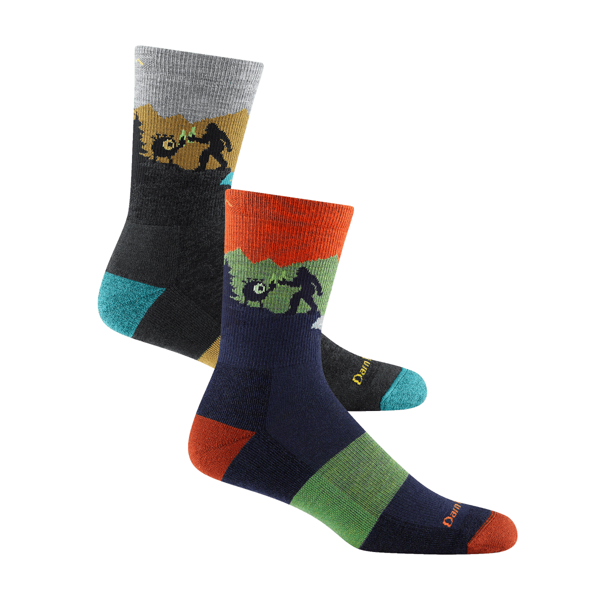 Darn Tough Vermont Men’s Close Encounter Micro Crew Hiking 2-Pack