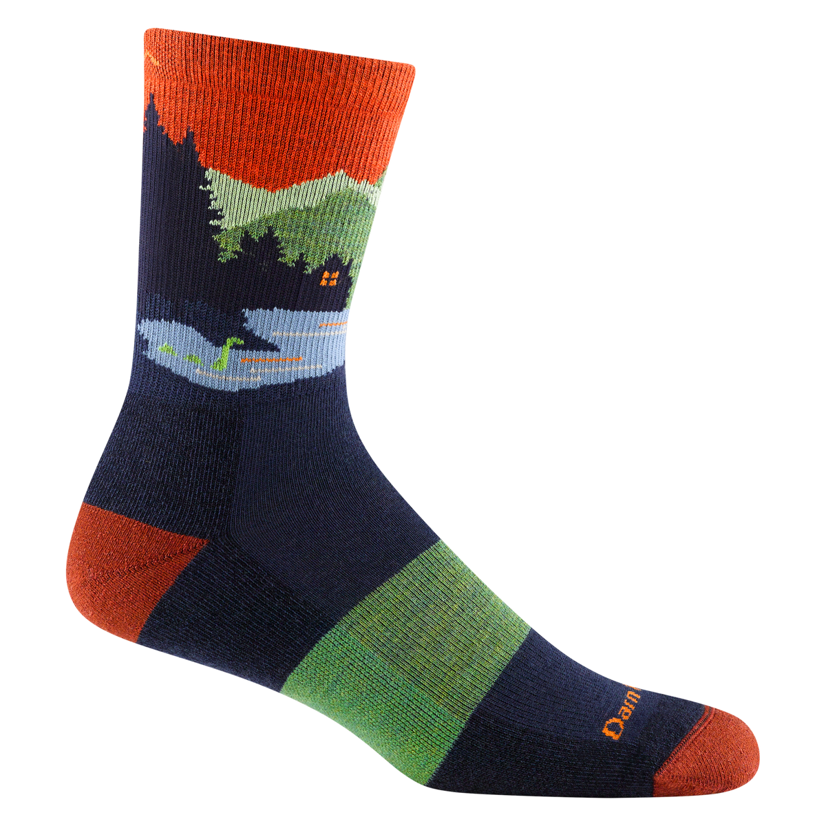 Darn Tough Vermont Men's Close Encounters Micro Crew Midweight Hiking Socks