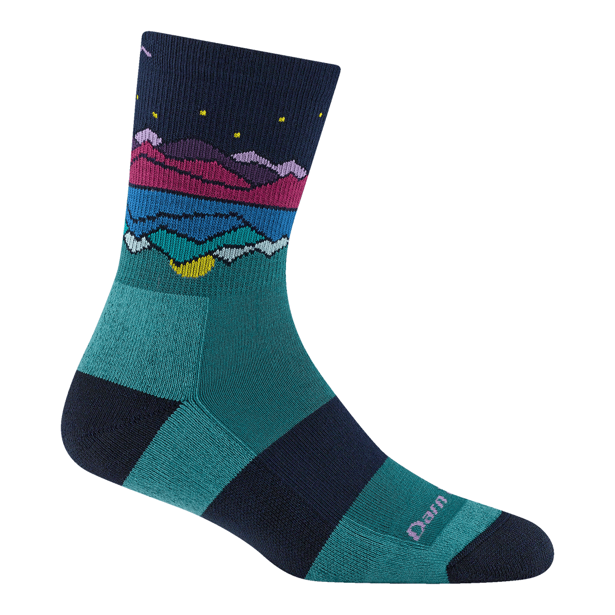 Darn Tough Vermont Women's Mirror Lake Micro Crew Midweight Hiking Socks