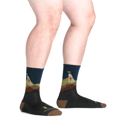 Darn Tough Vermont Men's Spaced Out Micro Crew Lightweight Hiking Socks