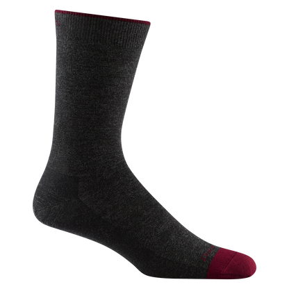 Darn Tough Vermont Men's Solid Crew Lightweight Lifestyle Socks
