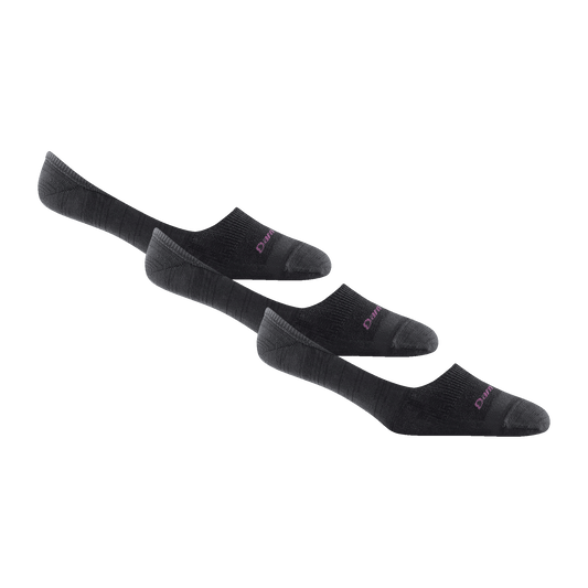 Darn Tough Vermont Women's No Show Invisible Lightweight Lifestyle 3-Pack