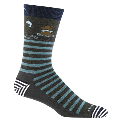 Darn Tough Vermont Men's Animal Haus Crew Lightweight Lifestyle Socks