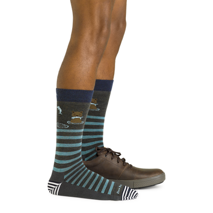 Darn Tough Vermont Men's Animal Haus Crew Lightweight Lifestyle Socks
