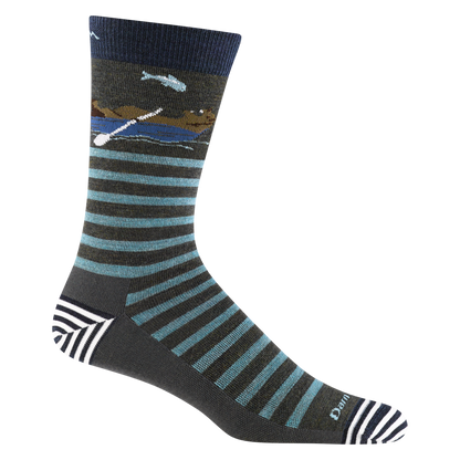 Darn Tough Vermont Men's Animal Haus Crew Lightweight Lifestyle Socks