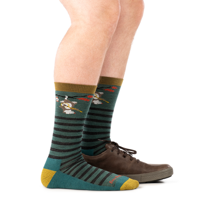 Darn Tough Vermont Men's Wild Life Crew Lightweight Lifestyle Socks
