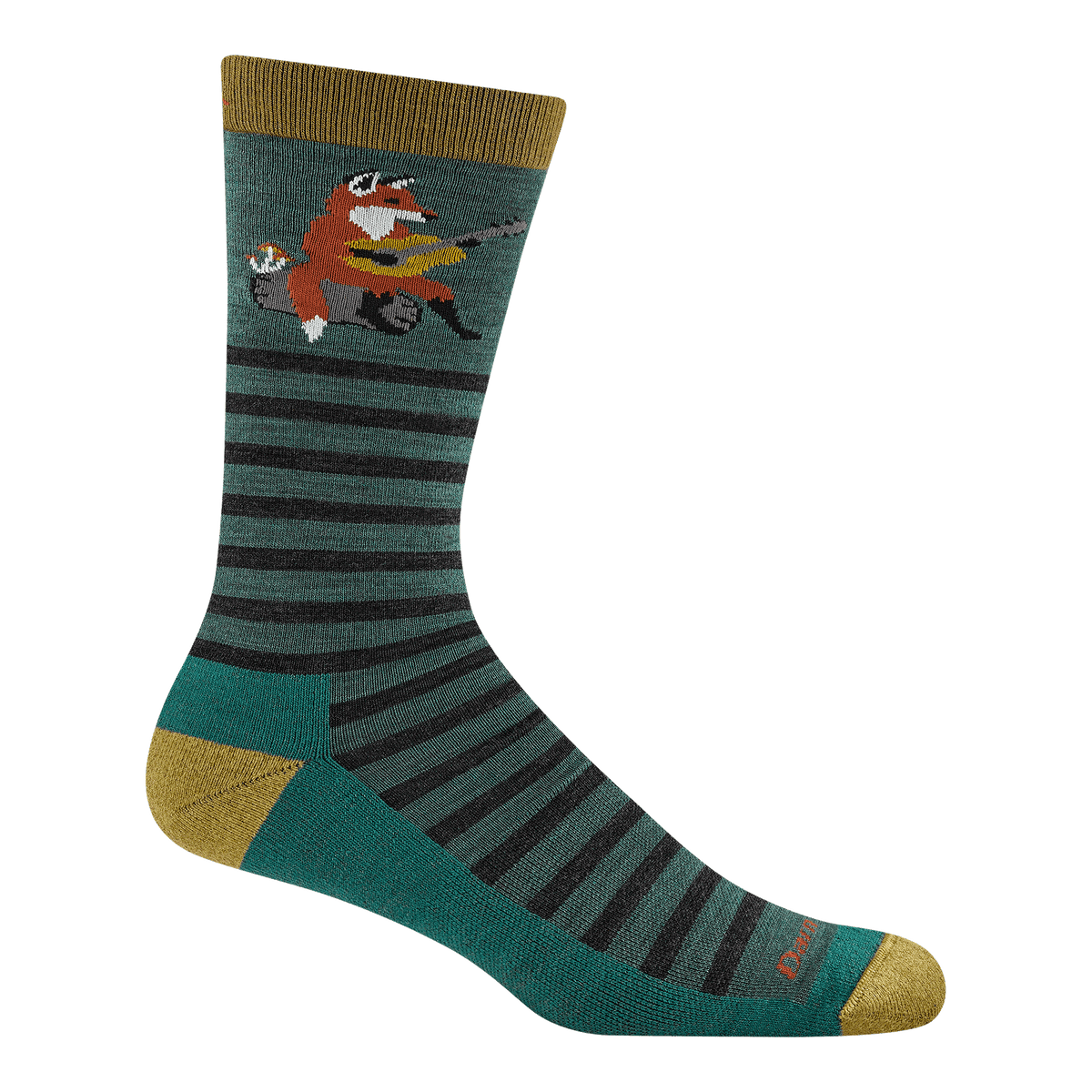 Darn Tough Vermont Men's Wild Life Crew Lightweight Lifestyle Socks