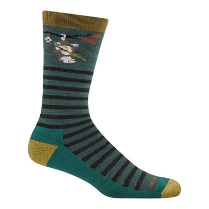 Darn Tough Vermont Men's Wild Life Crew Lightweight Lifestyle Socks