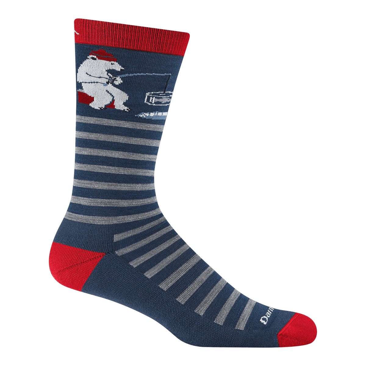 Darn Tough Vermont Men's Wild Life Crew Lightweight Lifestyle Socks