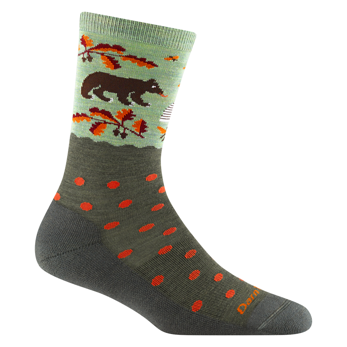 Darn Tough Vermont Women's Wild Life Crew Lightweight Lifestyle Socks