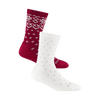 White/Burgundy