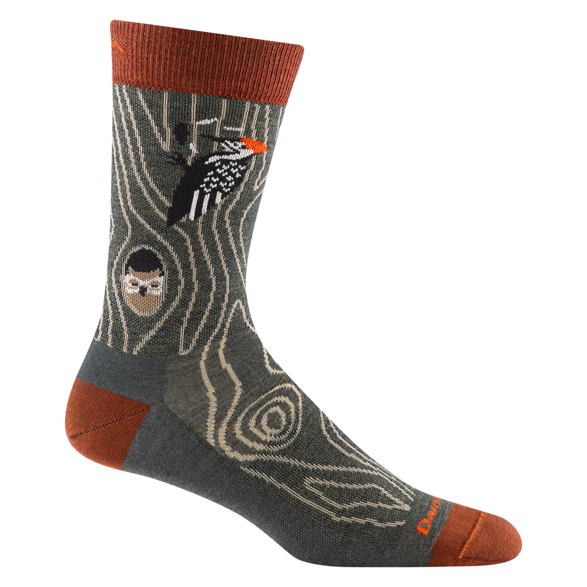 Darn Tough Vermont Men's Woody Crew Lightweight Lifestyle Socks