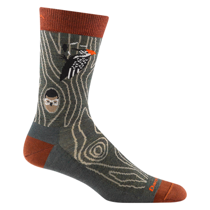 Darn Tough Vermont Men's Woody Crew Lightweight Lifestyle Socks