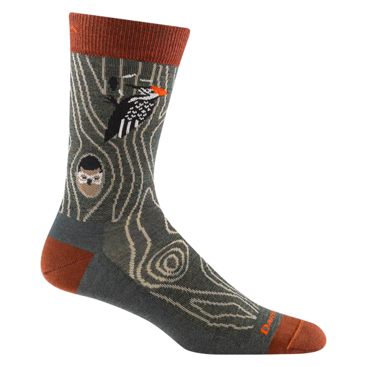 Darn Tough Vermont Men's Woody Crew Lightweight Lifestyle Socks