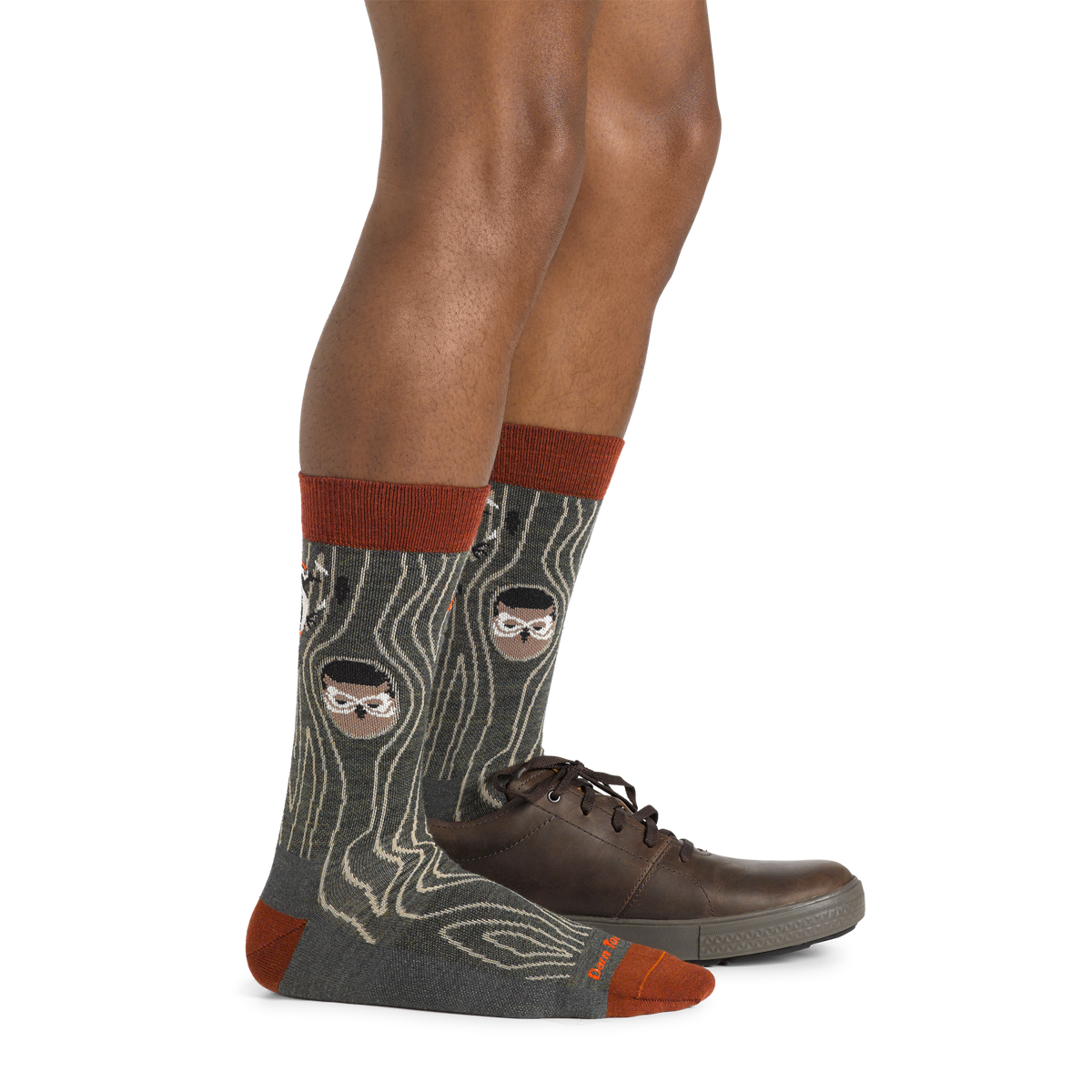 Darn Tough Vermont Men's Woody Crew Lightweight Lifestyle Socks