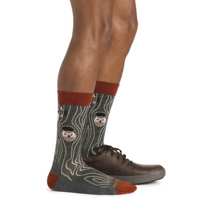 Darn Tough Vermont Men's Woody Crew Lightweight Lifestyle Socks