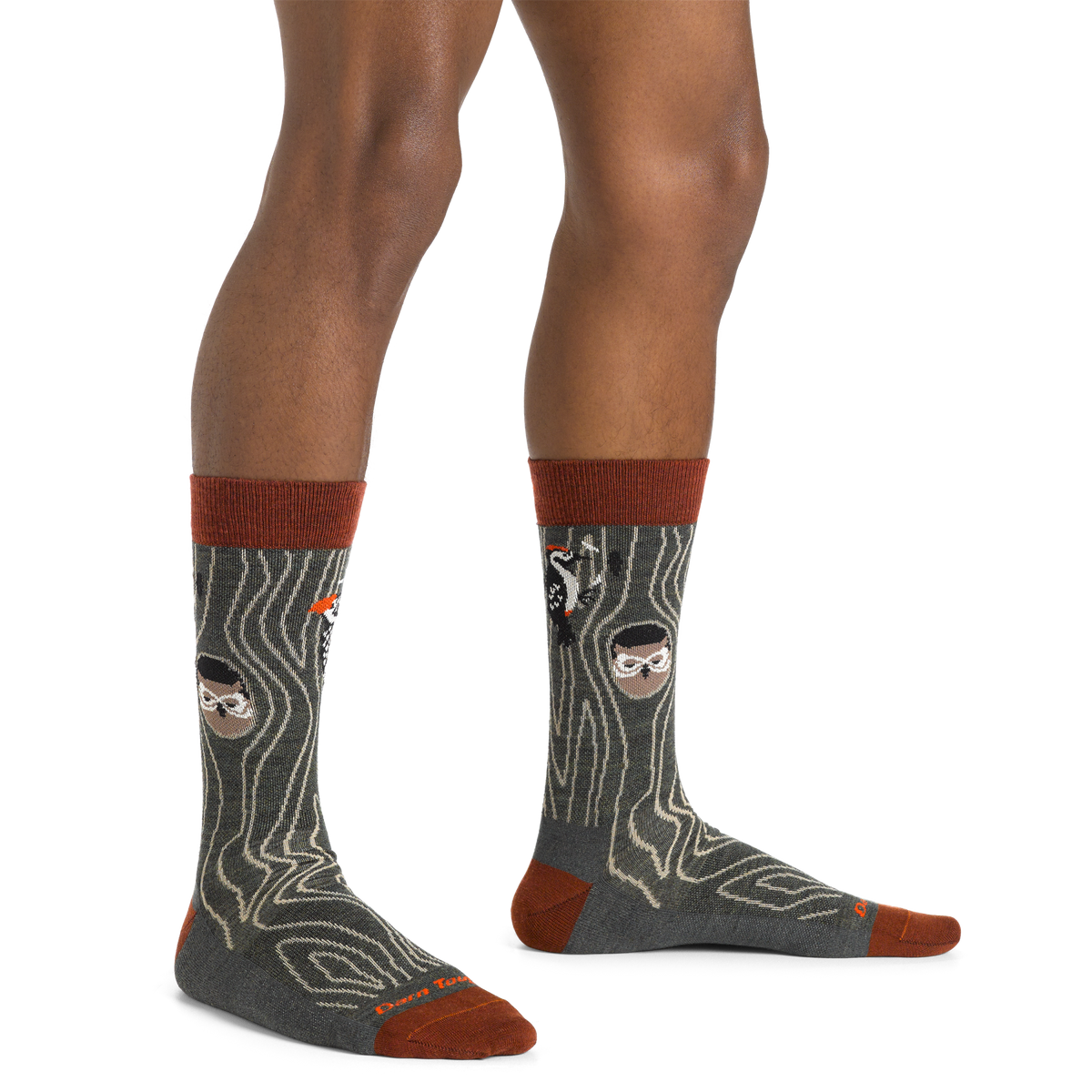 Darn Tough Vermont Men's Woody Crew Lightweight Lifestyle Socks