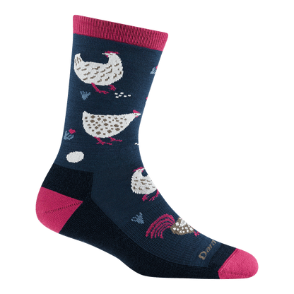 Darn Tough Vermont Women's Mother Clucker Crew Lightweight Lifestyle Socks
