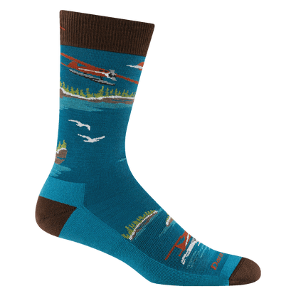 Darn Tough Vermont Men's Float Boat Crew Lightweight Lifestyle Socks-Last Chance