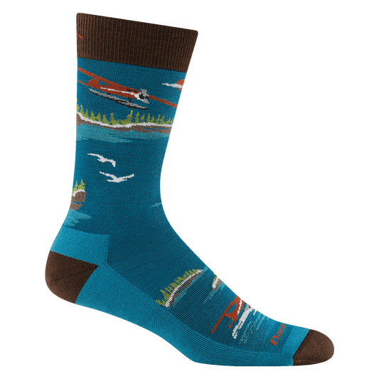 Darn Tough Vermont Men's Float Boat Crew Lightweight Lifestyle Socks-Last Chance