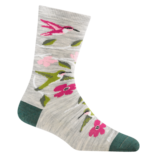 Darn Tough Vermont Women's Birds of a Feather Crew Lightweight Lifestyle Socks