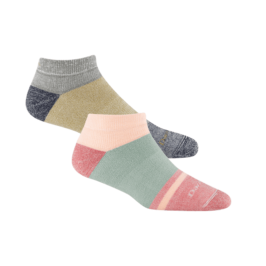 Darn Tough Vermont Men's and Women's Apres Heavyweight No Show 2-Pack
