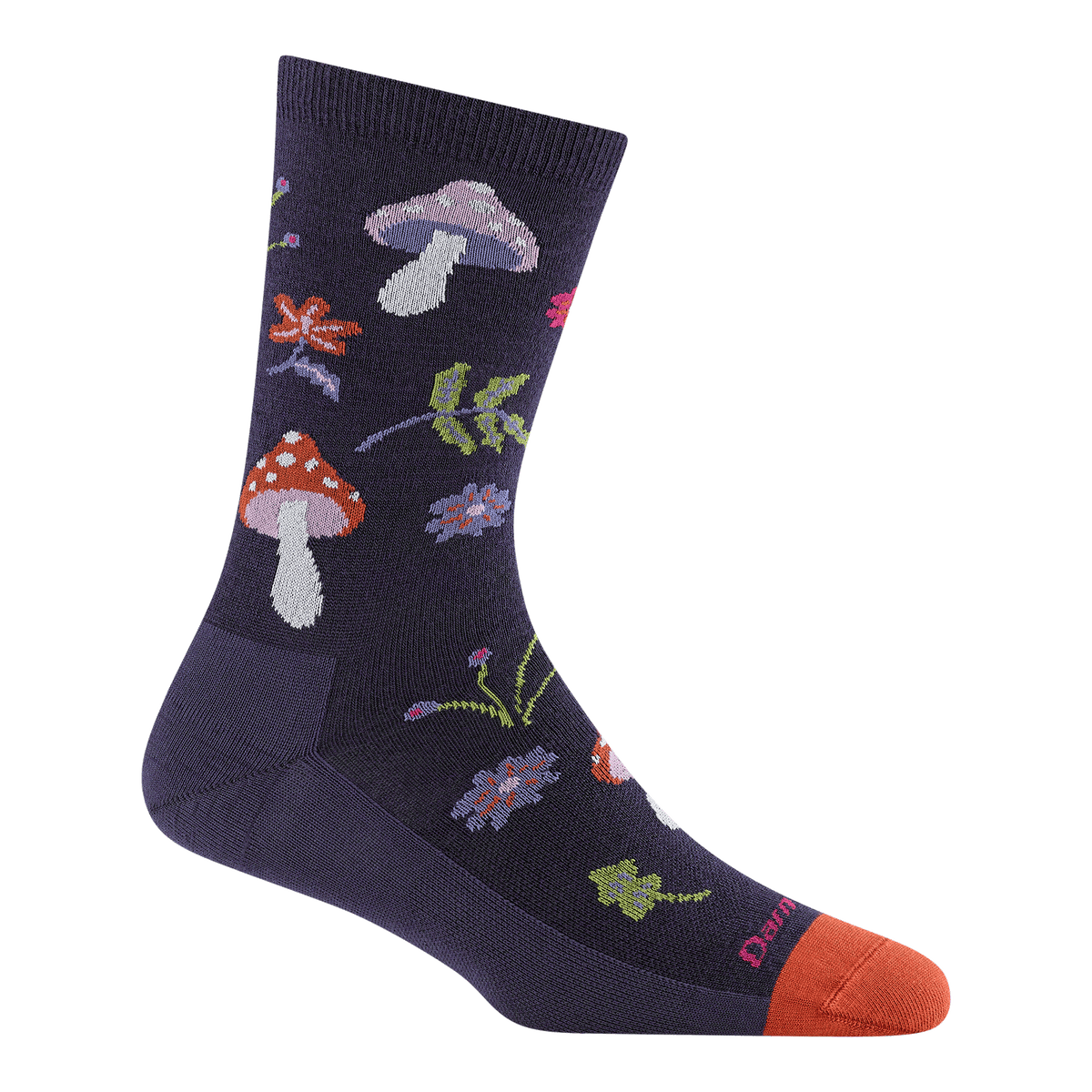 Darn Tough Vermont Women's Shroom Bloom Crew Lightweight Lifestyle Socks
