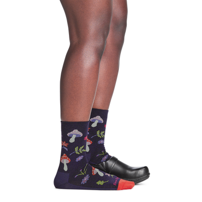 Darn Tough Vermont Women's Shroom Bloom Crew Lightweight Lifestyle Socks