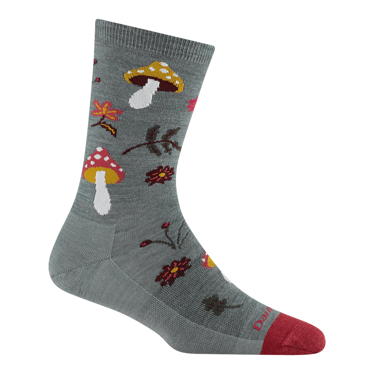 Darn Tough Vermont Women's Shroom Bloom Crew Lightweight Lifestyle Socks