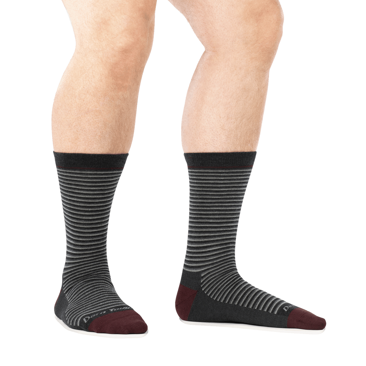 Darn Tough Vermont Men's Microstripe Crew Lightweight Lifestyle Socks