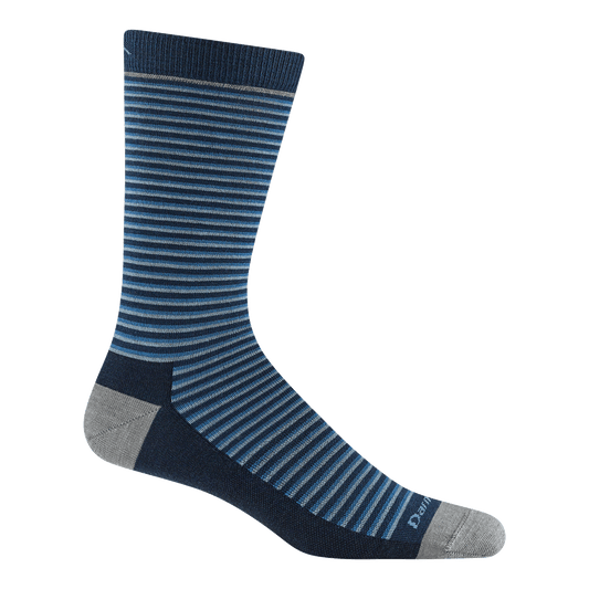Darn Tough Vermont Men's Microstripe Crew Lightweight Lifestyle Socks