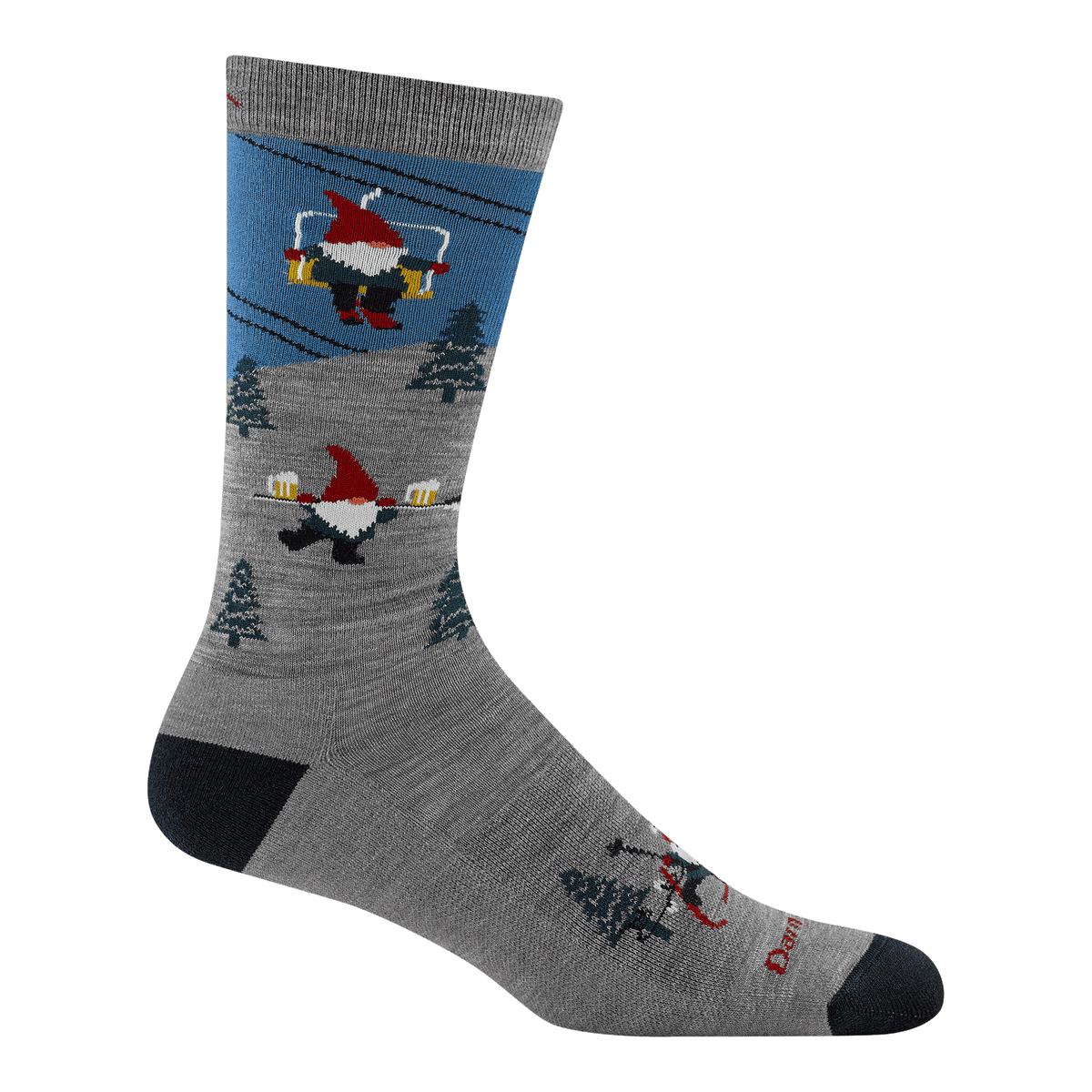 Darn Tough Vermont Men's Gnome Patrol Crew Lightweight Lifestyle Socks