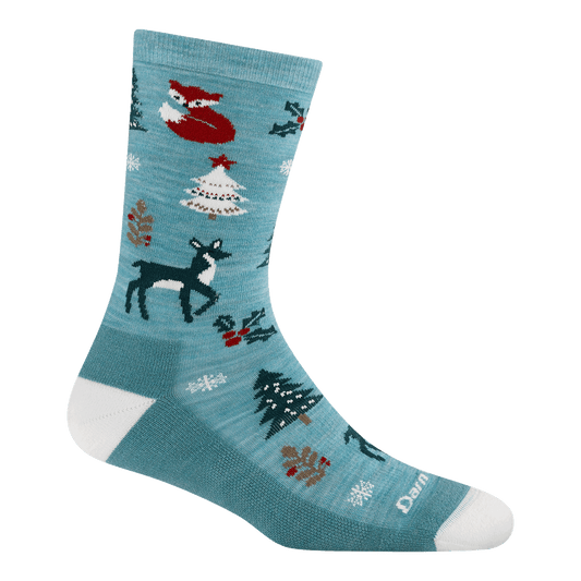 Darn Tough Vermont Women's Yuletide Wild Crew Lightweight Lifestyle Socks