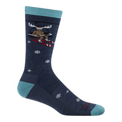 Darn Tough Vermont Unisex Moose On The Loose Crew Lightweight Lifestyle Socks